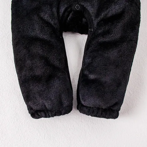 Vista 7 de LYSMuch Conjunto de pantalones y sudadera con capucha y alas de murciélago de Halloween para niños pequeños
