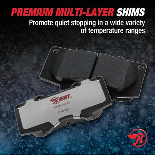 Vista 4 de Raybestos Premium Raybestos Element3 EHT™ Juego de pastillas de freno traseras de repuesto para modelos Audi A3/A4/A6/A8/Allroad/S6/S8/TT