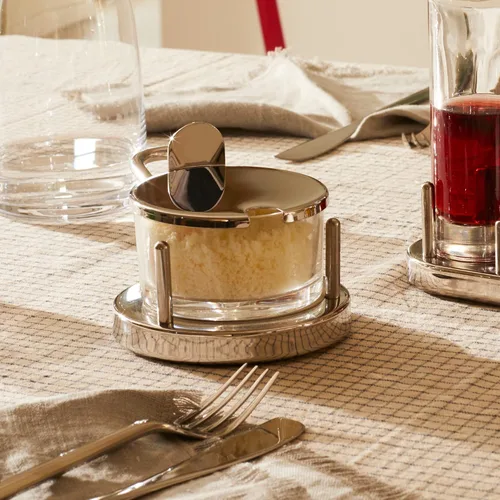 Vista 5 de Alessi 5071 - Bodega de queso parmesano de diseño, acero inoxidable 18/10 pulido y cristal cristalino