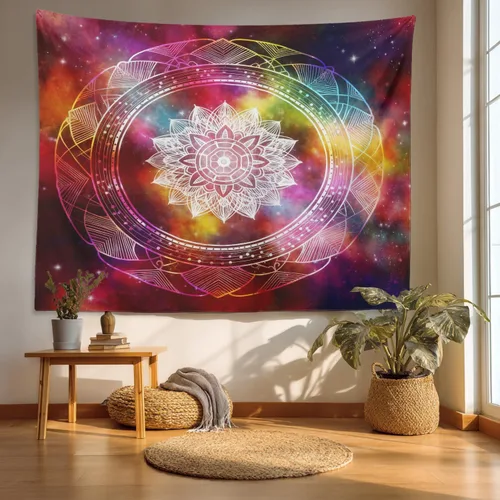 Vista 11 de Batmerry Cat In Armor Polyester Tapestry, Cat Armor Sword Warrior Battle Shield Lightweight Wall Hanging High-Definition Print Backdrop For Dorm