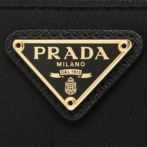 Vista 6 de Prada Tessuto - Cartera con cremallera para mujer 1ML506 Negro
