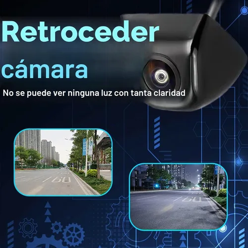 Vista 3 de jeseny Paquete de 1 cámara de respaldo HD para automóvil, IP69, impermeable, visión nocturna, retrovisor, retrovisor, retrovisor, 170°, ajustable