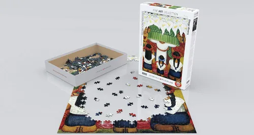 Vista 3 de EuroGraphics Festival de flores de Diego Rivera (1000 piezas) Puzzle