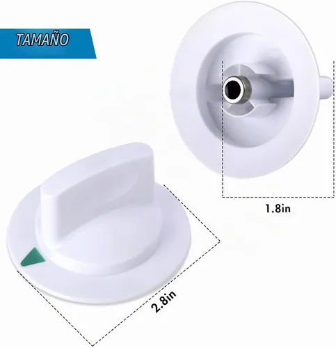 Vista 3 de WE1M652 - Perilla de control de temporizador para secadora Hotpoint General Electric Dryer - Sustituye a 1264289 AP3995164 PS1482196