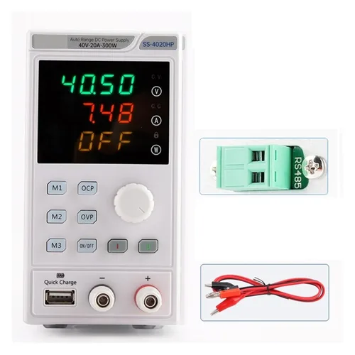Vista 12 de Fuente de alimentación de CC variable, 80V 10A 300W LED Digital Lab Bench Fuente de alimentación ajustable de banco de CC regulada fuente