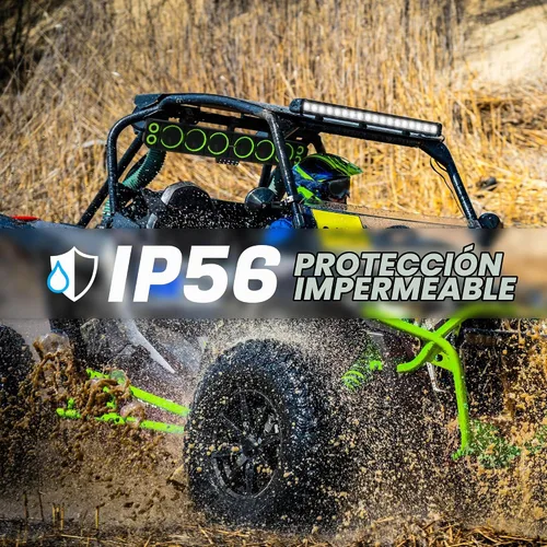 Vista 4 de GoHawk Barra de sonido UTV de 35 pulgadas y 10 altavoces con subwoofer, barra de sonido RGB ATV