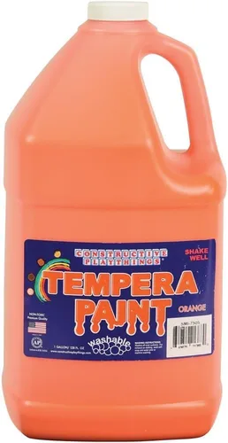 Vista 10 de Constructive Playthings - Galón de pintura de témpera lavable para niños y escuelas Suministros de pintura para el aula, 1 galón, azul