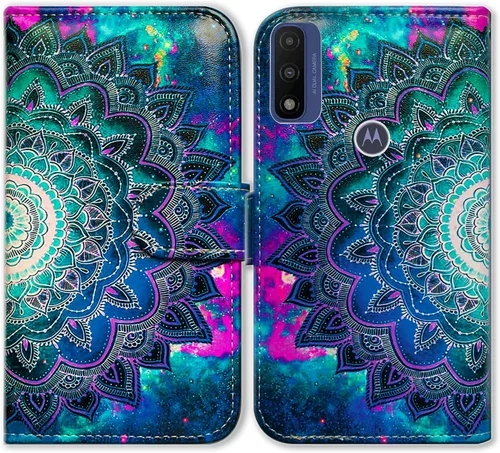 Vista 18 de Bcov Funda de piel con tapa para teléfono Motorola Moto G Pure/Power 2022 - Patrón de pájaro negro, ranura para tarjetas, bloqueo magnético, función