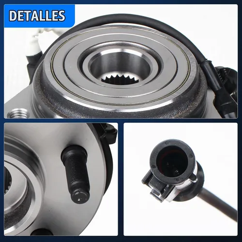 Vista 7 de Autoround 515003 - Conjunto de cubo de rueda delantera 4x4 para Ford