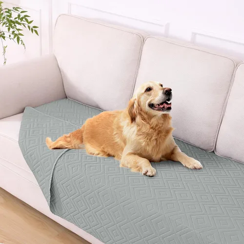 Vista 41 de hyha Manta impermeable para perros, funda suave para cama de perro, mantas para mascotas, funda impermeable para sofá y sillón para perros lavable