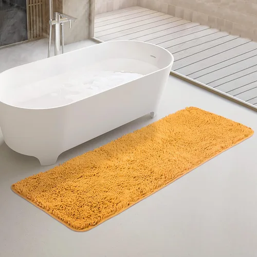 Vista 43 de Yeaban Alfombras pequeñas de baño de felpilla de 12 x 12 pulgadas, absorbentes y lavables, antideslizantes, de felpa y suaves para baño, ducha