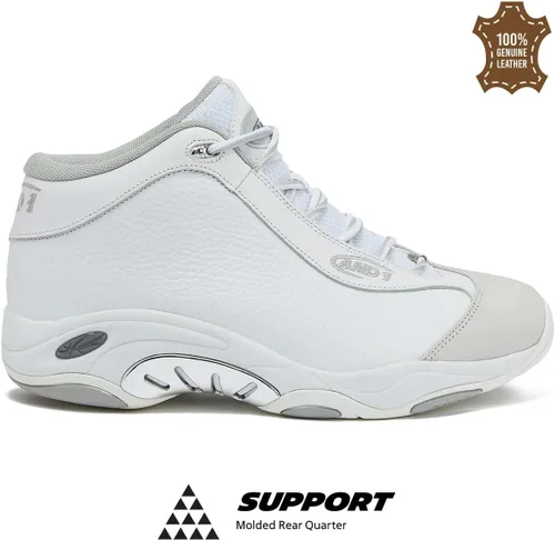 Vista 2 de AND1 Tai Chi - Tenis de baloncesto para hombre, para interiores o exteriores, para calle o cancha, tallas 7 a 15