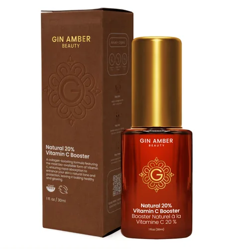 Vista 11 de Suero de ácido hialurónico para rostro de 1 fl oz, Suero facial hidratante para piel de aspecto más plumper, potenciada por la humedad - Gin Amber