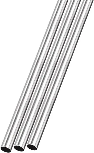 Vista 17 de METALLIXITY Tubo de acero inoxidable 304 (0.079 in de diámetro x 0.006 in de pared T x 9.843 in de largo), 3 piezas, tubo recto - para muebles