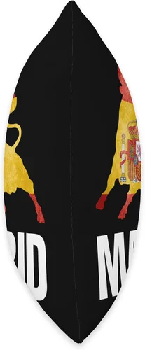 Vista 2 de Espana Visit Spain Gifts - Almohada de regalo con bandera de Madrid (16.0 x 16.0 in), multicolor