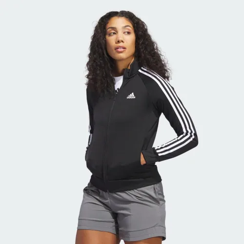 Vista 3 de adidas Camiseta deportiva de 3 rayas Essentials Warm-Up Slim para mujer