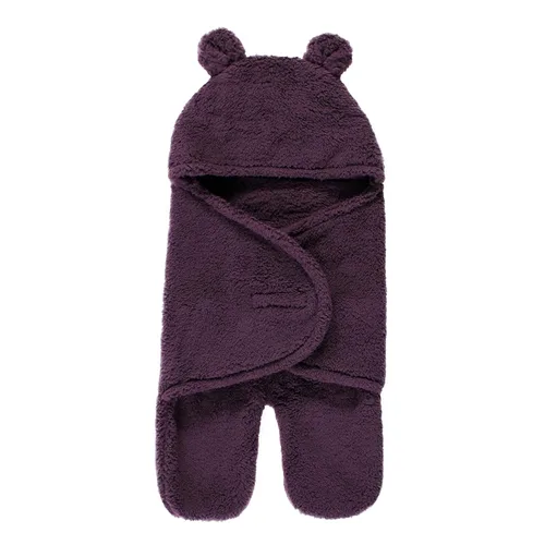 Vista 6 de Hudson Baby Saco unisex de sherpa para cochecito de bebé, color negro, talla única