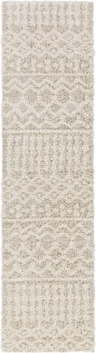 Vista 4 de Livabliss Hapsburg - Alfombra marroquí de pasillo, 2 pies 7 pulgadas x 10 pies, color beige