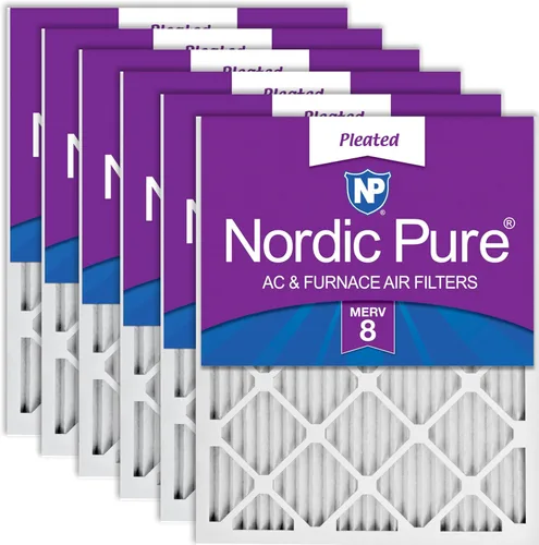 Vista 71 de Nordic Pure 20x20x1 (Tamaño real: 19 1/2 x 19 1/2 x 3/4) Filtros de aire para caldera/aire acondicionado Poly Green MERV 6 – Reduce el polvo