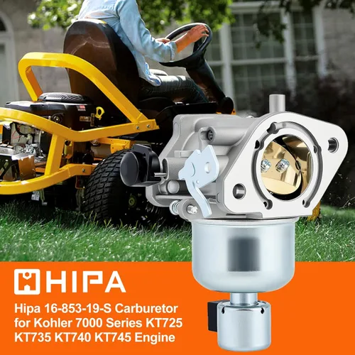Vista 3 de Hipa Carburador 16-853-19-S compatible con Kohler KT725 KT735 KT740 KT745 7000 Series 23HP 24HP 25HP 26HP Reemplaza 16-853-19S 16 853 19S