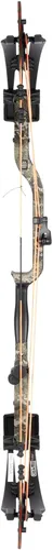 Vista 4 de Bear Archery Escalate Paquete de arco compuesto para adultos, longitud de estiramiento de 26 a 30 pulgadas, 45-60 y 55-70 libras