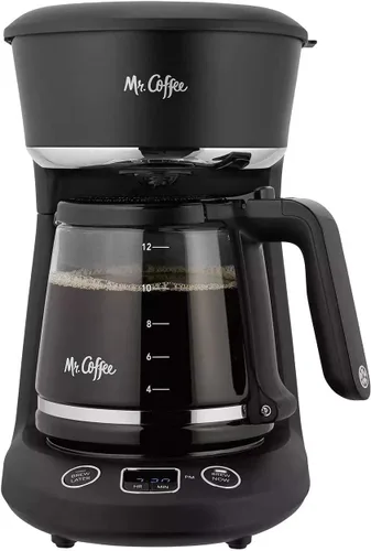 Vista 2 de Mr. Coffee® Cafetera programable de 12 tazas, prepara ahora o más tarde