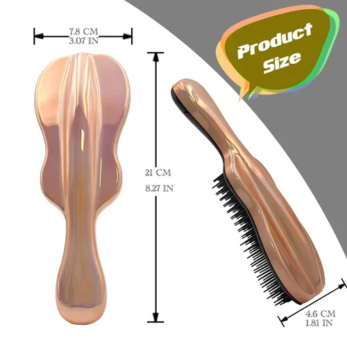 Vista 3 de WYNK Cepillo desenredante para adultos y niños, peine desenredante, herramientas y aparatos de peinado para cabello