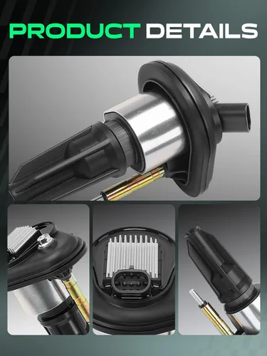 Vista 9 de Juego de 6 bobinas de encendido para Chevrolet Trailblazer GMC Envoy Buick Rainier Oldsmobile Bravada Isuzu Ascender Compatible