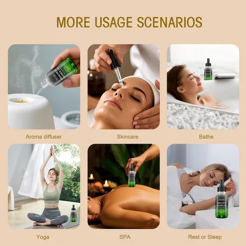 Vista 7 de Aceite facial 100% orgánico de paracres para antienvejecimiento, hidratación, reducción de arrugas y reafirmación de la piel Aceite esencial