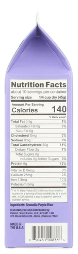 Vista 2 de Ralston Family Farms Arroz Morado, 16 OZ