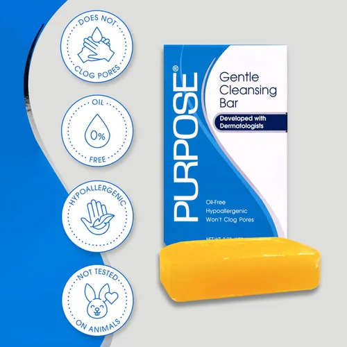 Vista 4 de Purpose Gentle Cleansing Bar 6 oz (170 g)
