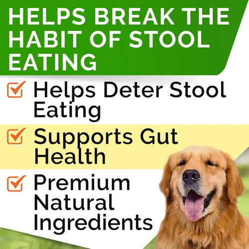 Vista 2 de STRELLALAB No Poo Treats - Disuasorio y prevención de la alimentación de heces de coprofagia