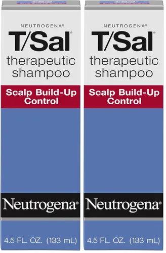 Vista 10 de Neutrogena T/Sal Champú terapéutico para la caspa, control de la acumulación del cuero cabelludo, ácido salicílico al 3%, tratamiento de psoriasis