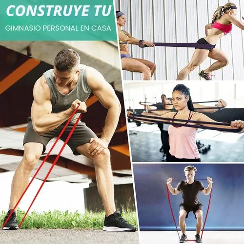 Vista 4 de Alllvocles Resistance Band, Pull Up Bands, Pull Up Assistance Bands, Workout Bands, Exercise Bands, Resistance Bands Set for Legs, Working Out