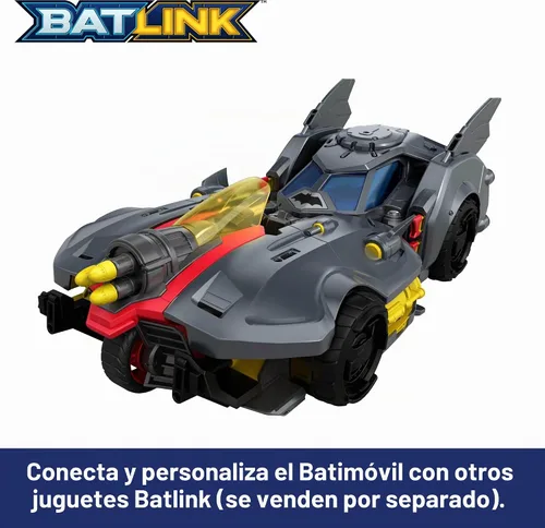 Vista 3 de Mattel DC Premier Series Batlink Multi-Pack, Batmobile y Robin Cylcle