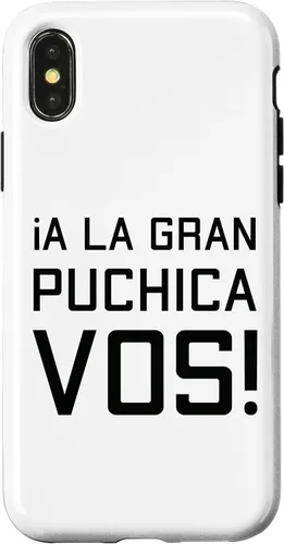 Vista 5 de Funda para iPhone 12 mini A La Gran Puchica Vos El Salvador Chapin Salvi Pupusas Guate