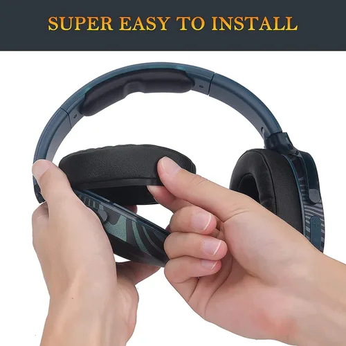 Vista 3 de Crusher Evo, almohadillas de repuesto compatibles con Skullcandy Crusher Wireless Crusher Evo Crusher ANC Hesh 3 almohadillas para auriculares