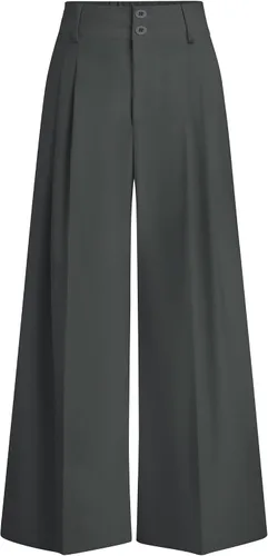 Vista 18 de PRETTYGARDEN Pantalones de vestir de pierna ancha de cintura alta para Beige