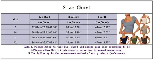Vista 5 de Womens Sexy Crewneck Crop Top Short Sleeve Slim Fitted Going Out T Shirt Lace Comfort Casual Basic Shirt Blouse
