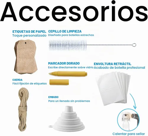 Vista 7 de Nevlers - Botellas cuadradas de vidrio con tapa oscilante de 17 onzas