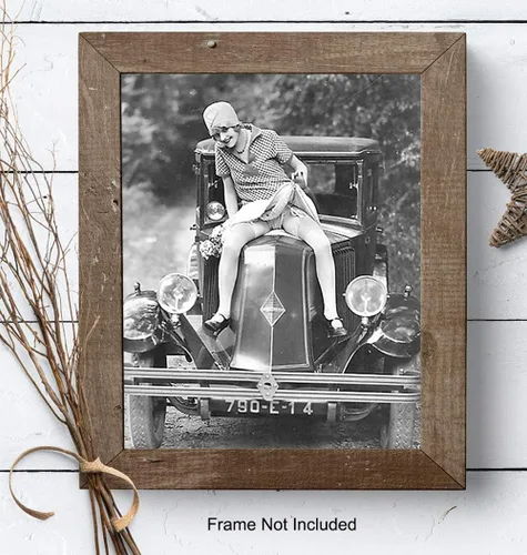 Vista 7 de Decoración para Cueva de Hombre - Decoración de Pared para Hombres - Regalo Divertido para Hombres, Coche Antiguo, Fanáticos de Automóviles