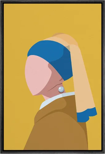 Vista 26 de SIGNWIN Lienzo enmarcado para pared, arte ornamental de neón fino, tazas de té, comida y bebida, ilustraciones culturales, arte moderno, elegante