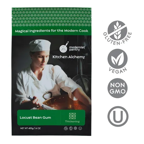 Vista 2 de Goma de langosta pura, sin OMG, vegano, certificado OU Kosher, 14.11 oz/14 onzas