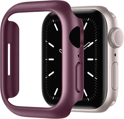 Vista 24 de Recoppa - Funda compatible con Apple Watch de 1 39⁄64 pulgadas (41 mm) Series 7 8 9, funda protectora de policarbonato duro ultradelgada a prueba