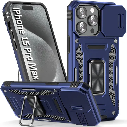 Vista 29 de Funda para iPhone 15 Pro, color verde alpino