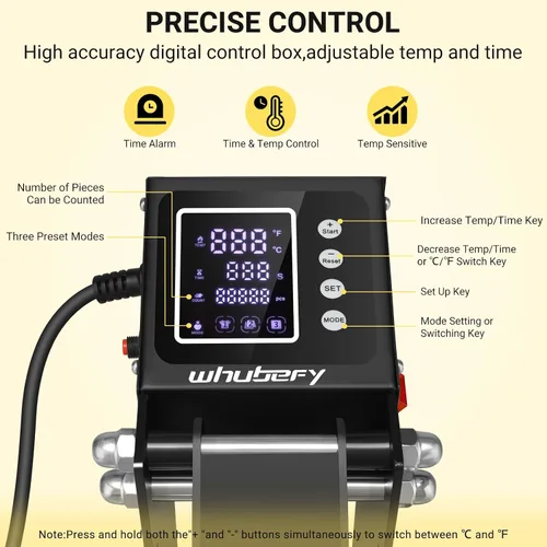 Vista 5 de AKEYDIY Prensa de calor, máquina de prensa de calor deslizante de 15 x 15 pulgadas para camisetas, máquina digital de transferencia de calor