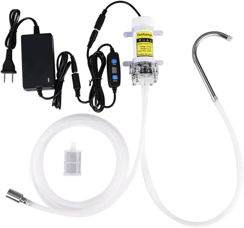 Vista 9 de Bomba eléctrica de transferencia de agua de 110V, velocidad ajustable para máquina de hielo, máquina de café, refrigeración por agua, sifón