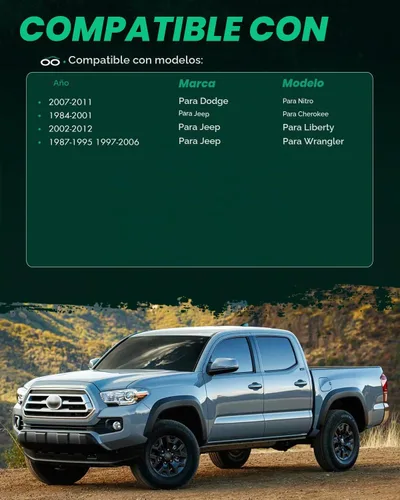 Vista 7 de SCITOO 4 adaptadores de rueda de 5 x 4.5 pulgadas, adaptadores espaciadores de rueda de 2 pulgadas con pernos de 1/2 pulgada para Dodge Nitro
