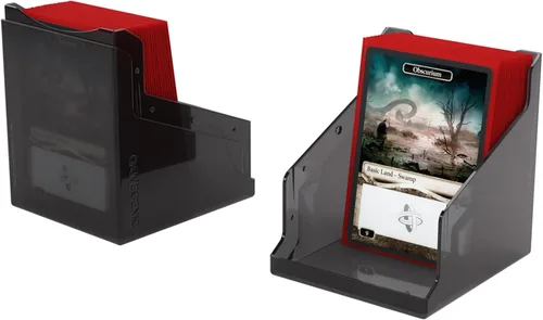 Vista 6 de Gamegenic Bastion 100+ XL Deck Box - Compacta, segura y perfectamente organizada para tus tarjetas intercambiables. Protege de forma segura más