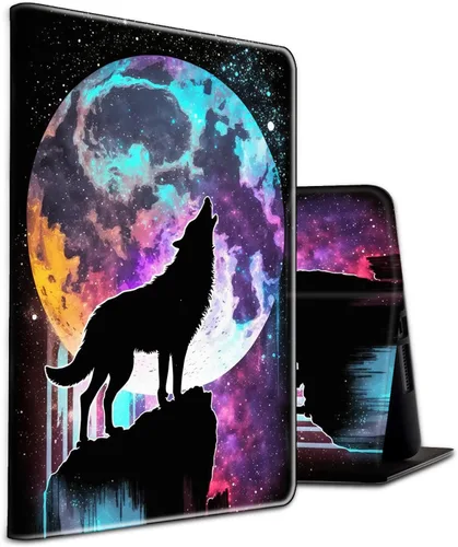 Vista 117 de Funda para tablet Fire 7 (12ª generación, versión 2022), delgada, a prueba de golpes, delgada, de piel sintética, con función de apagado/encendido